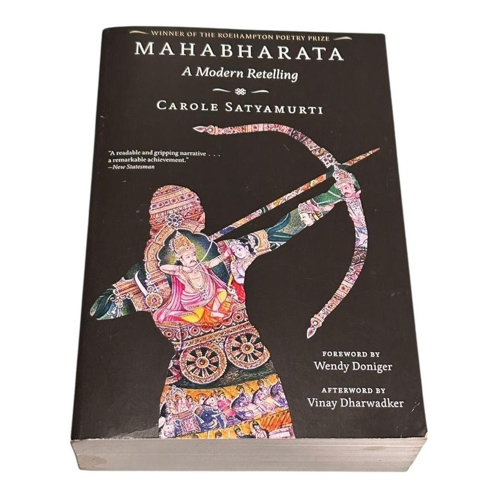 Mahabharata A Modern Retelling Carole Satyamurti Norton Black PB Hindu Mythology